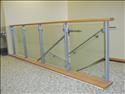 Powder coated steel glass rail wood caprail STA70775.JPG